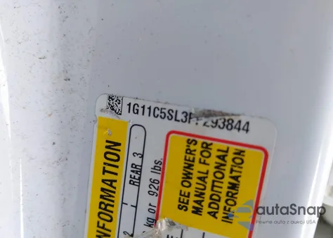 2015 Chevrolet Malibu 1Lt from USA, damaged, VIN 1G11C5SL3FF293844